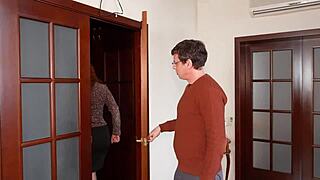 cheating busty redhead milf takes anal stranger pounding in hotel