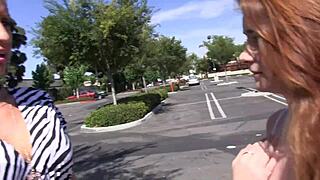 Runaway Lesbians Zoey Portland And Ava Sparxxx Lick Ass To Mouth!