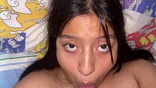 cuñada's delicious blowjob has me hooked on her amateur latina skills