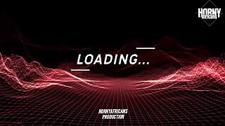 Does senior guy dominate horny school teen slut's tight wet pussy roughly?