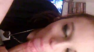 i couldn't resist watching kayla slobber all over that throbbing big dick