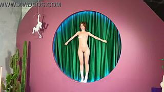 nude shaved beauty flashes erotic pussy in public outdoor reality broadcast