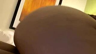 Big Booty White Girl Rides Fat BBC Till Explosive Creampie