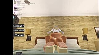 roblox bunny begs for hardcore ass and tit pounding!