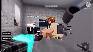 roblox nerd pounds trashy bimbo's big fake tits hard