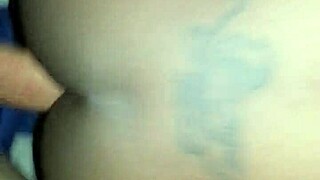 Bitch's virgin ass stretched in first hardcore anal pounding