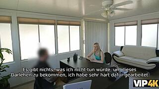 Die Hübsche Strip-Tänzerin Allie Rae Fickt Hart Gegen Geld Vor Der Kamera!