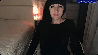 mlady jessy strips in lingerie teases perky small 18+ tits fingers clit pussy to creamy orgasm