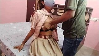 Virgin desi teen student loses first time to big cock doggystyle pounding her huge boobs