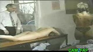 Blonde Teen 18+ Endures Brutal Classroom Spanking Punishment. Garage Discipline Pushes Her Limits Further