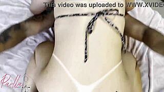 Fuckin' in macho’s apartment admiring São Paulo view while hubby waits his turn