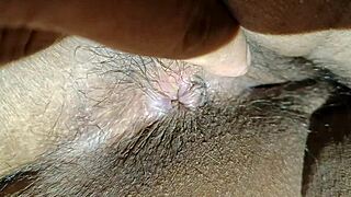 Husband Secretly Exposes Cute Desi Sleeping Wife's Big Asshole Up Close Homemade