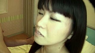 Cute Asian Brunette Rei Sawamoto Sucks Cock Gets Licked Fucked Hard