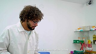 doctor ass-fucks two shy lesbians in exam room