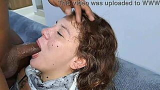 big titted stepsis strokes my cock in taboo girlfriend roleplay massage