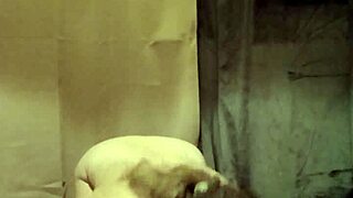 Bound French Milf Slave Endures Uro Wax Drip Self-Session