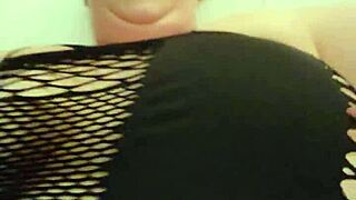 Curvy Big Tits Slut Wife Records Wild Fucking