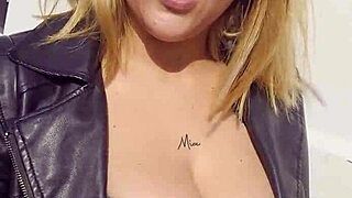 aussie babe big tits clit tease in crazy christmas hentai fantasy orgy