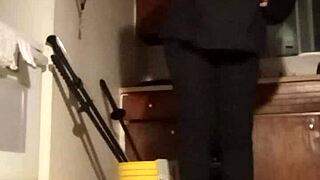 Sweaty Amateur Workout Session With Upbeat Music