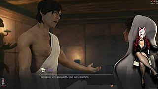 lara croft's getting that steamy erotic massage in stockings cosplay adventure episode 9