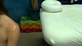 Sexy Teen Slut Oils Up for Nuru Massage Fuck Contest