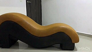 esposa caliente nora milf rides andy z's monster cock on kamasutra chair hard