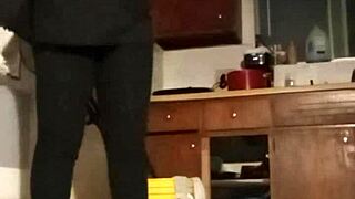 Sweaty Amateur Workout Session With Upbeat Music