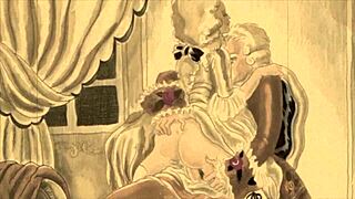 vintage erotic hairy drawings