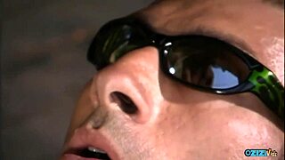 brunette whore's porch anal pounding ends in hot facial surprise