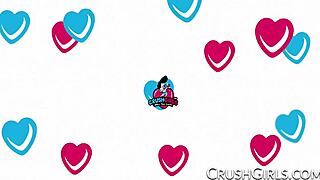 Cherie And Brett's Lesbian Fuck Machine Boob Scissoring