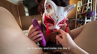 Watch me chain my fat slave, spank her huge ass, and make her cum from strapon domination!