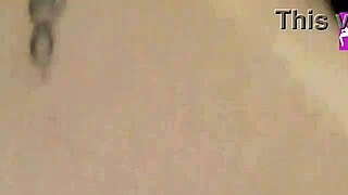 curvy brunette housewife shakes huge tits in homemade tease