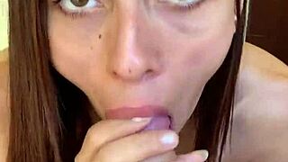 i get that pov blowjob cum right in her mouth