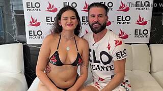 Silvye Abou's Huge Tits Tease in Bucaramanga Casting Interview