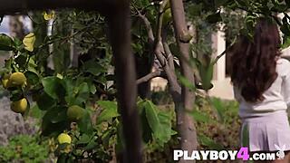 hayli sanders poses naked with perfect tits booty