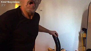 homemade anal dildo play revs up her kinky huge ass