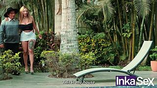 Thick Brazilian gym babe 💦 fucks stepson wildly 😈