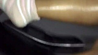 Kissesxxx Pounds Cucumber Deep In Ebony Pussy Public Squirting