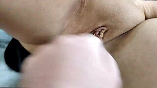 Mature Bitch Lap Dances Pussy Close-Up