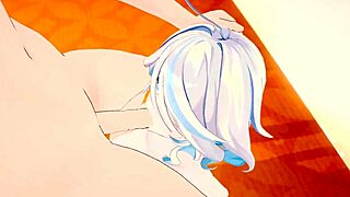 furina drains your cum then fucks it deep in wet pussy!