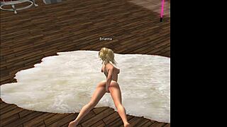 Brianna's american prostitute heart races with lap dance passion before cum-filled anal sex