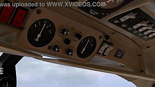 Ladyboy shemale demonstrates piper pa31 navajo startup in xp11 flight tutorial