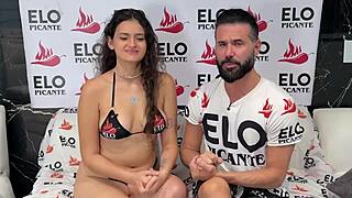 Silvye Abou's Huge Tits Tease in Bucaramanga Casting Interview