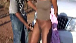 shy ebony joins african big cock orgy on sex safari