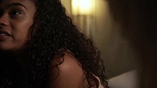 Blonde fingers wet ebony pussy in Allherluv Stars Pt 4!