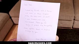 Special Gift Turns Cute Redhead Stepdaughter's POV Family Fuck With Stepdad