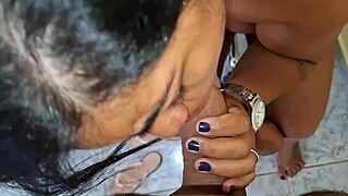 Cuzinho Guloso Big Ass Whore Takes Hot Creampie Deep No Condom