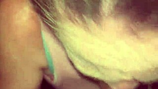 Jackie kneels for coworker sucking massive black cock deep