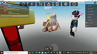 roblox babe takes brutal anal pounding hard