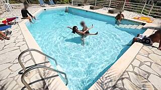 kinky party lets everyone cum in my asshole freely